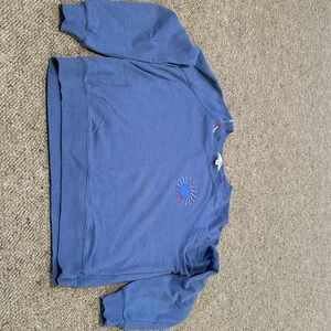Wild fox sweatshirt, size small, blue